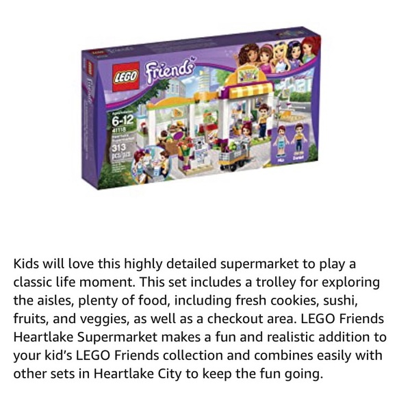 LEGO Friends Heartlake Supermarket 41118 Mia and Daniel Building Toy - Picture 11 of 17